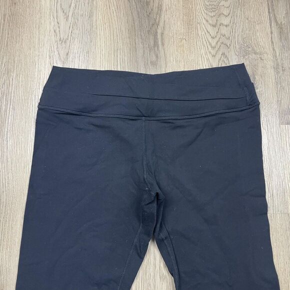 Lululemon Pants Womens 12 Black Wunder Under Crop Capri Leggings Yoga Workout - Picture 2 of 9
